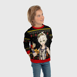 Свитшот детский БЕННЕТ НОВОГОДНИЙ, цвет: 3D-красный — фото 2