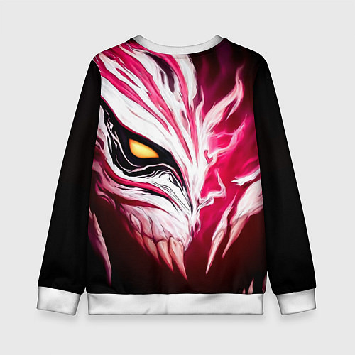 Детский свитшот Маска пустого Блич / 3D-Белый – фото 2