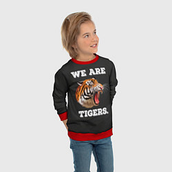 Свитшот детский Тигр We are tigers, цвет: 3D-красный — фото 2