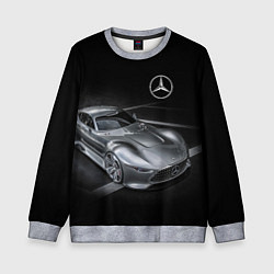 Свитшот детский Mercedes-Benz motorsport black, цвет: 3D-меланж