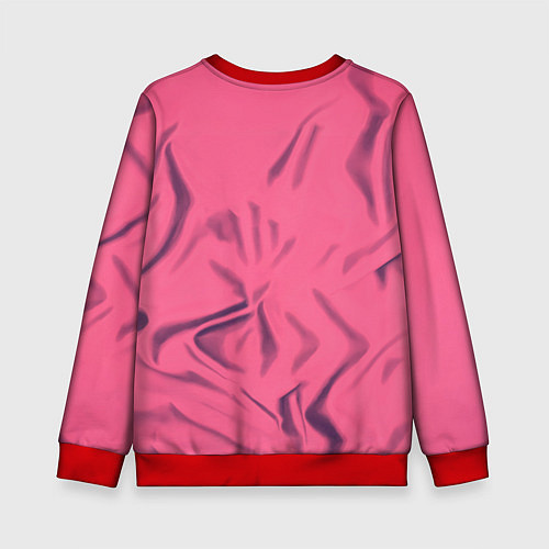 Детский свитшот Red teenage melody / 3D-Красный – фото 2
