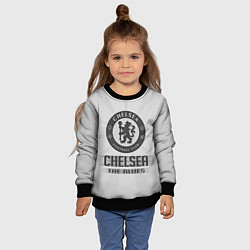 Свитшот детский Chelsea FC Graphite Theme, цвет: 3D-черный — фото 2