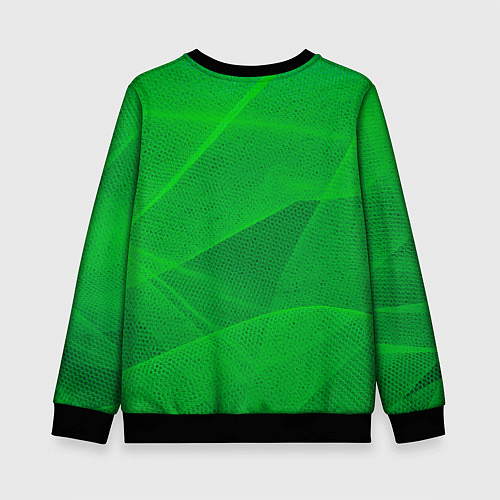 Детский свитшот Краснодар lime theme / 3D-Черный – фото 2