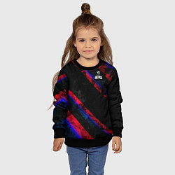 Свитшот детский ЦСКА Dark Theme, цвет: 3D-черный — фото 2