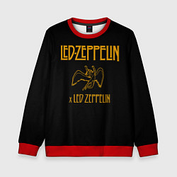 Свитшот детский Led Zeppelin x Led Zeppelin, цвет: 3D-красный