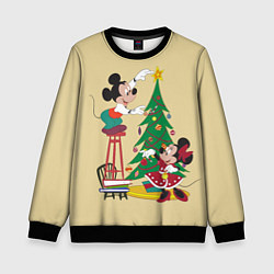 Детский свитшот Happy New Year Mickey and Minnie