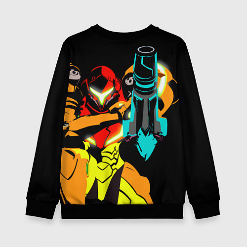 Детский свитшот Metroid - Metroid Dread / 3D-Черный – фото 2