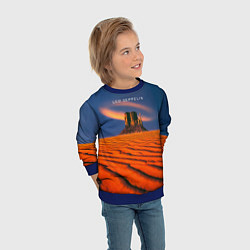 Свитшот детский Led Zeppelin коллекционное, цвет: 3D-синий — фото 2