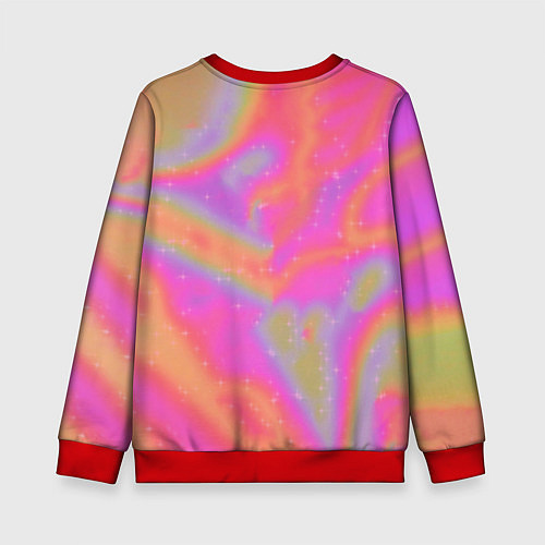 Детский свитшот POPPY PLAYTIME - МАЛЫШ ХАГГИ ВАГГИ / 3D-Красный – фото 2