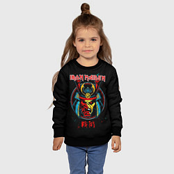 Свитшот детский Iron Maiden - Senjutsu, цвет: 3D-черный — фото 2