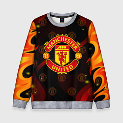 Детский свитшот MANCHESTER UNITED FIRE STYLE SPORT ПЛАМЯ