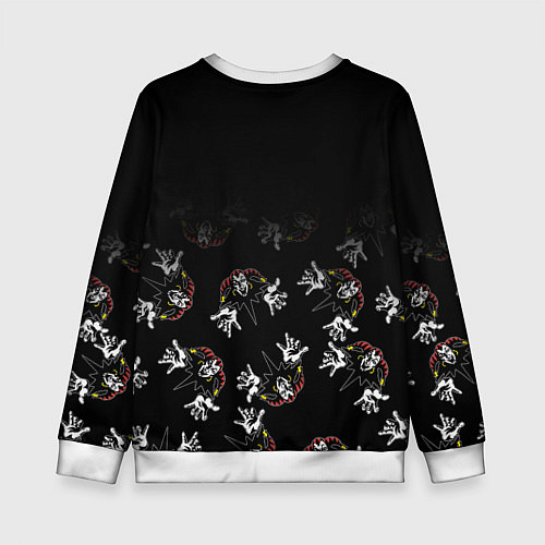 Детский свитшот КОРОЛЬ И ШУТ ЛОГО ГОРШОК / 3D-Белый – фото 2