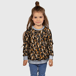 Свитшот детский Тигры пляшут Новый Год, цвет: 3D-меланж — фото 2