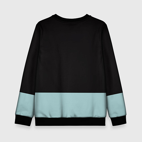 Детский свитшот Кукла Щелкунчик / 3D-Черный – фото 2