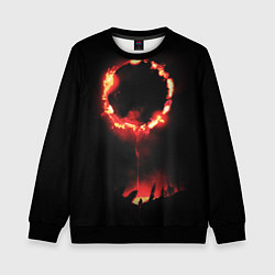 Свитшот детский DARK SOULS PRAISE THE SUN, цвет: 3D-черный