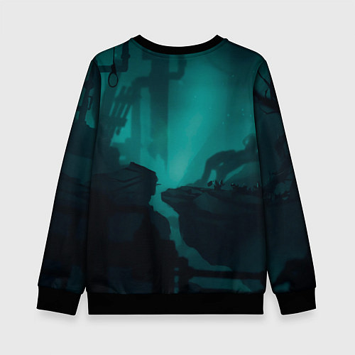 Детский свитшот Limbo x Little Nightmares / 3D-Черный – фото 2
