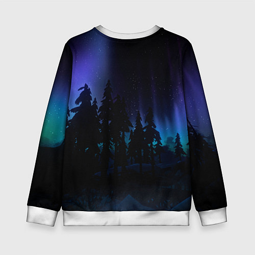 Детский свитшот The Long Dark Logo / 3D-Белый – фото 2