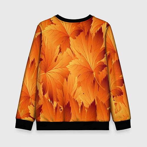 Детский свитшот Кленовая сладость / 3D-Черный – фото 2