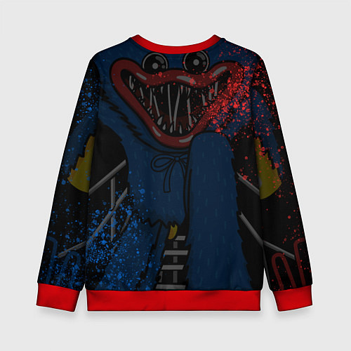 Детский свитшот Хагги Wuggy / 3D-Красный – фото 2