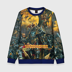 Свитшот детский Warhammer old battle, цвет: 3D-синий