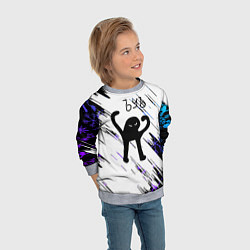 Свитшот детский Новогодний ЪУЪ СЪУКА, цвет: 3D-меланж — фото 2