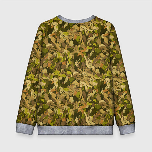 Детский свитшот Белки в дубовом лесу / 3D-Меланж – фото 2