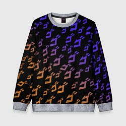 Детский свитшот JOJOS BIZARRE ADVENTURE PATTERN