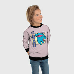 Свитшот детский Mr Beast Japan Full Print, цвет: 3D-черный — фото 2