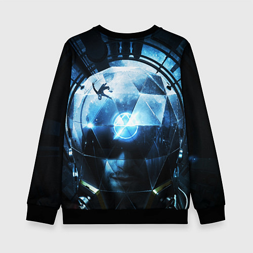 Детский свитшот Prey - Morgan Yu / 3D-Черный – фото 2
