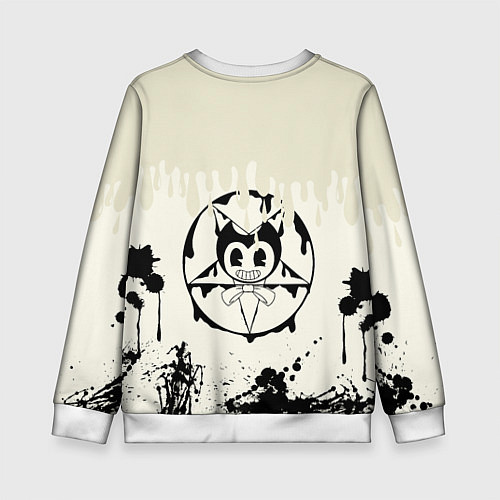 Детский свитшот Малыш Бенди / 3D-Белый – фото 2