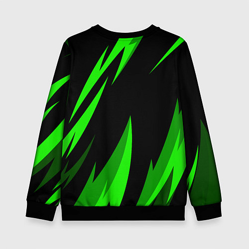 Детский свитшот RAZER GREEN / 3D-Черный – фото 2