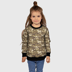 Свитшот детский Бегущие Дикие Лошади, цвет: 3D-черный — фото 2