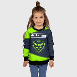 Свитшот детский DELTARUNE - Графика, цвет: 3D-черный — фото 2