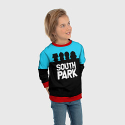 Свитшот детский Южный парк персонажи South Park, цвет: 3D-красный — фото 2