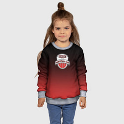 Свитшот детский БАСКЕТБОЛЬНЫЙ КЛУБ SEIRIN, цвет: 3D-меланж — фото 2