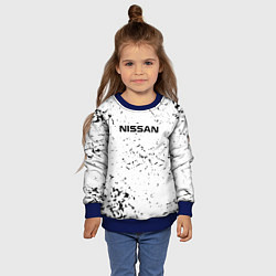 Свитшот детский Nissan ниссан, цвет: 3D-синий — фото 2