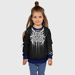 Свитшот детский DEAD INSIDE, Сороконожка, цвет: 3D-синий — фото 2