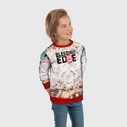 Свитшот детский Bleeding Edge, цвет: 3D-красный — фото 2