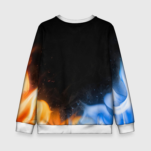 Детский свитшот Клеймор Клэр Лаки / 3D-Белый – фото 2