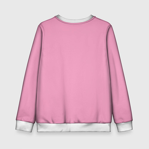 Детский свитшот Pink Kissy Missy / 3D-Белый – фото 2