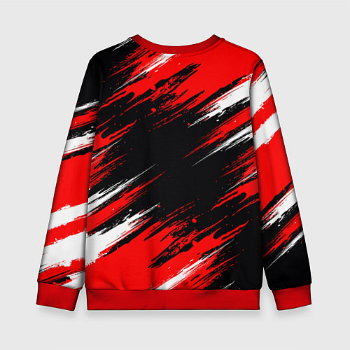 Детский свитшот SAMURAI CYBERPUNK 2077 КИБЕРПАНК 2077 / 3D-Красный – фото 2