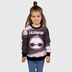 Свитшот детский LALAFANFAN - Краски, цвет: 3D-черный — фото 2