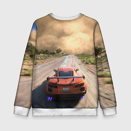 Детский свитшот Forza Horizon 5 Игра / 3D-Белый – фото 2