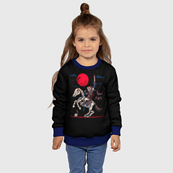 Свитшот детский Адский Линк, цвет: 3D-синий — фото 2