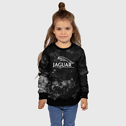 Свитшот детский Ягуар , Jaguar, цвет: 3D-черный — фото 2