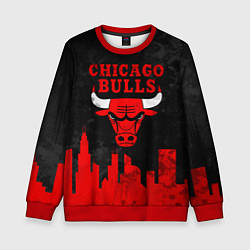 Детский свитшот Chicago Bulls, Чикаго Буллз Город