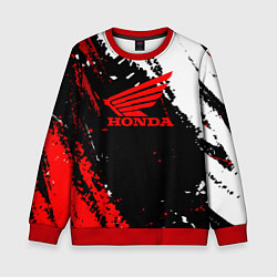 Свитшот детский Honda Logo Auto, цвет: 3D-красный