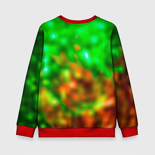 Детский свитшот Plants vs Zombies горохострел и зомби / 3D-Красный – фото 2