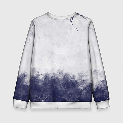 Детский свитшот Subaru Трещина / 3D-Белый – фото 2