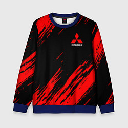 Детский свитшот Mitsubishi Texture Red